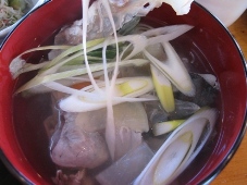 87発掘「てっぺん　宗谷探検隊」うろこ亭【昼食】鱈のあら汁ン