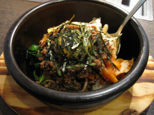 シルクロード/ミニ冷麺セット 830円(ミニビビンバ)