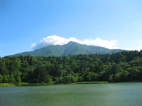 姫沼と利尻山
