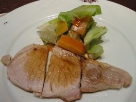 養老牛温泉「湯宿だいいち」/夕食 煮物:小メンメの煮付