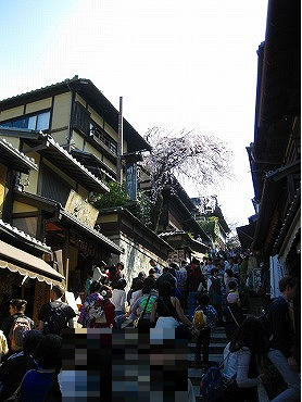 京都　清水寺周辺　三年坂