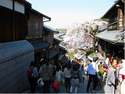 京都　清水寺周辺　三年坂