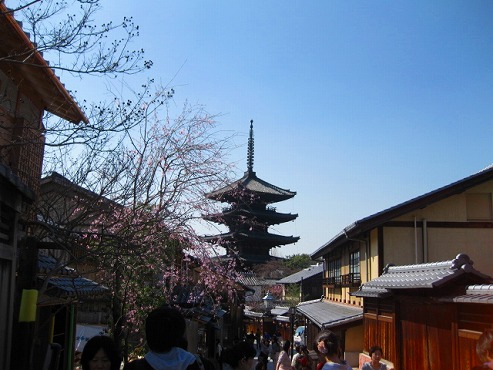 京都　清水寺周辺　八坂の塔