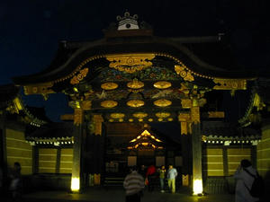 京都　二条城ライトアップ
