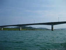 四国旅行／四万十川　舟くだり
四万十大橋