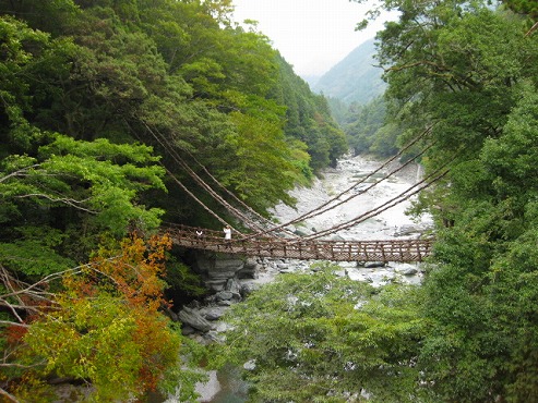 四国旅行／祖谷渓・かずら橋