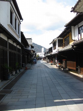 広島観光／広島県竹原／竹原街並み保存地区　本町通り