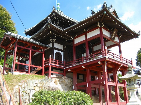広島観光／広島県竹原／竹原街並み保存地区／西方寺・普明閣