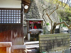 広島観光／広島県竹原／竹原街並み保存地区／おかかえ地蔵<