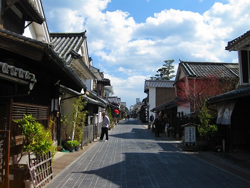 広島観光／広島県竹原／竹原街並み保存地区／本町通り