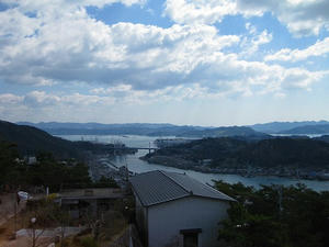 広島観光／広島県尾道／千光寺公園　頂上展望台かなの眺め