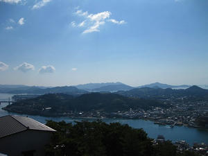 広島観光／広島県尾道／千光寺公園　頂上展望台かなの眺め