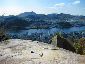 広島観光／広島県尾道／千光寺山・ポンポン岩（鼓岩）