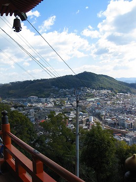 広島観光／広島県尾道／千光寺公園・千光寺　本堂からの眺め