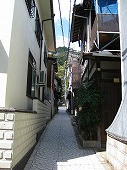 広島観光／広島県尾道／狭い路地