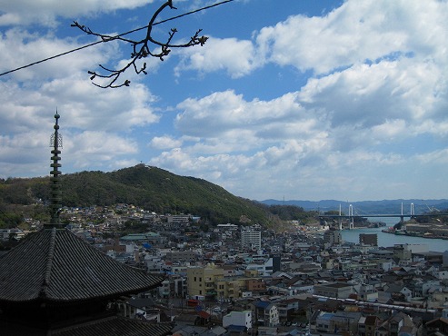 広島観光／広島県尾道／天寧寺海雲塔にある三重塔