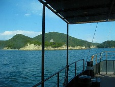 広島観光／広島県　鞆の浦／市営渡船内