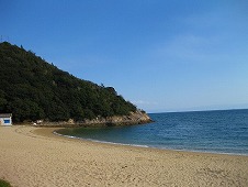 広島観光／広島県　鞆の浦／仙酔島　ビーチ