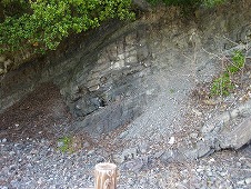 広島観光／広島県　鞆の浦／仙酔島　仙酔層