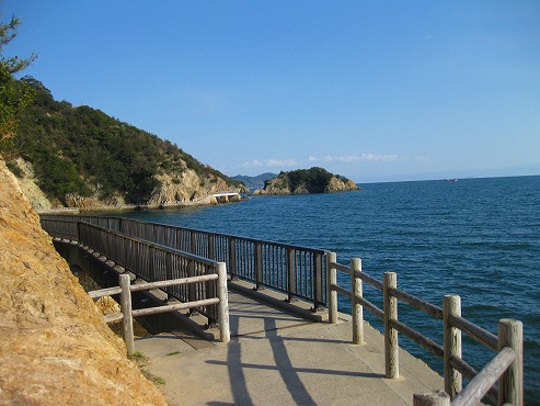 広島観光／広島県　鞆の浦／仙酔島　遊歩道