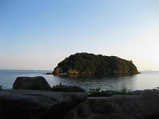 広島県　鞆の浦／仙酔島　江戸風呂体験！歳時記風呂からの眺め