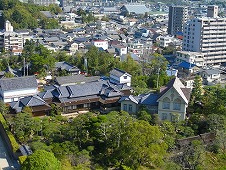 広島県　福山／福山城（展望台眺め）