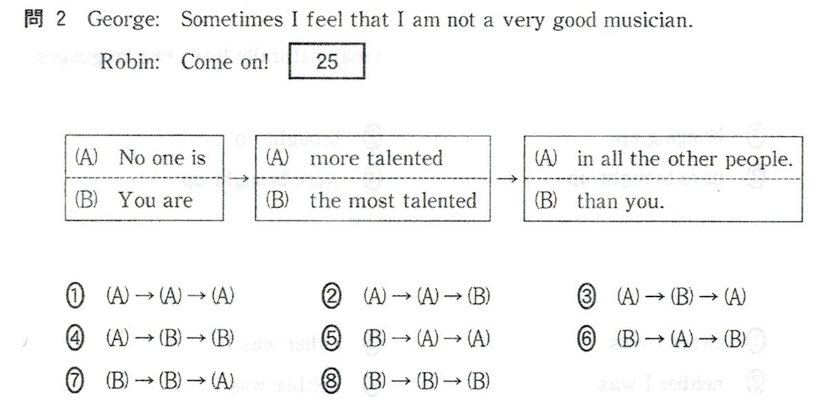 16年 平成28年度 センター試験 本試験 英語 筆記 第２問ｃ 問題と解説 Mathematics English 大学受験のための数学 英語のサイトを作ってみました