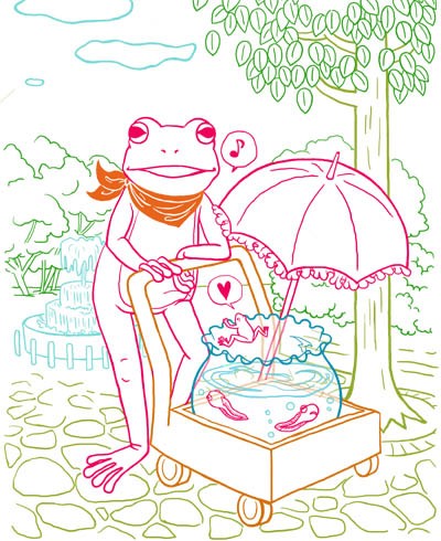 カエル家族サムネイル