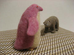 ペンギンヨコと日焼け白くま