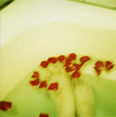 バラ風呂の写真