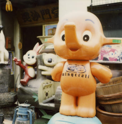 黄色い象の写真