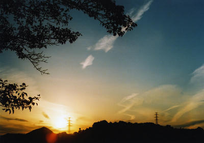 夕日の写真