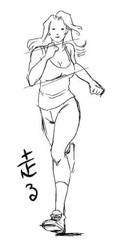 走る