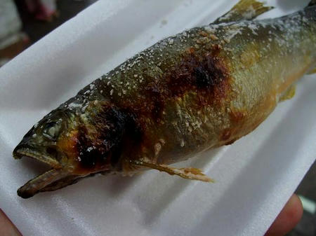アユの塩焼き