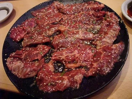 七輪炭火焼肉 味ん味ん　ハラミ　たれ