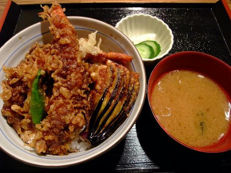 光駕　海老天丼