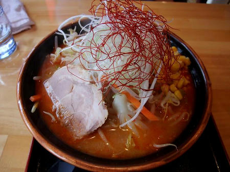 麺処 くいしん坊　赤鬼味噌らーめん