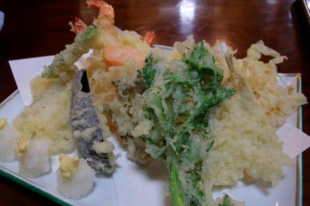 樹（たちき）　天婦羅盛り合せ