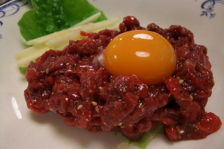 焼肉レストラン あおぞら　ユッケ