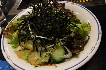 焼肉レストラン あおぞら　和風サラダ