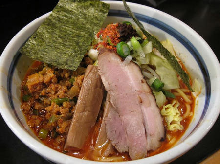 麺家 うえだ　辛特濃魚介豚骨ラーメン（ライト）