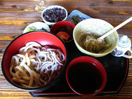 和利の家　二色麺 そばかきセット