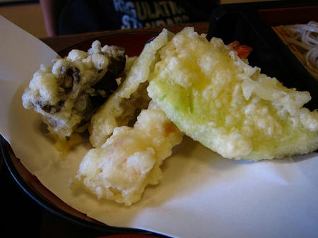 石臼手打そば処 きこり 天ぷら