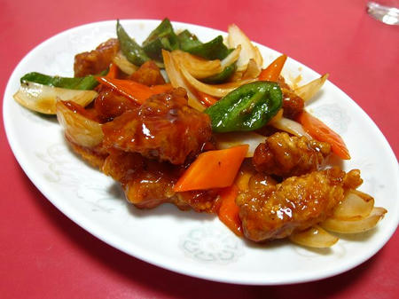 広東料理 太湖　酢豚