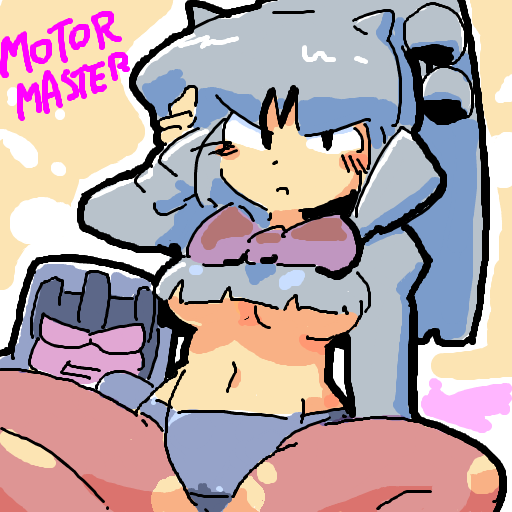 transformers pretenders humanized gijinka stanticon motormaster  girl toy hasbro takara tomy