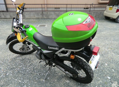 オフロードバイクにコンテナボックス メイツの日記