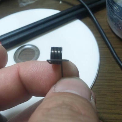 バネ加工後