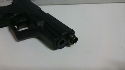 マルゼン WALTHER P99FS サプレッサー取り付け（自作）｜こども
