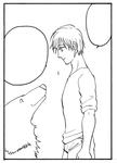 葵と甲斐(犬)
