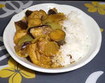 鶏肉とナスの和風カレー